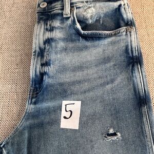 Arizona Jean Company Distressed Light Blue Denim Jeans